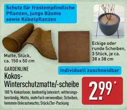 Aldi Nord GARDENLINE Kokos-Winterschutzmatte/-scheibe Angebot