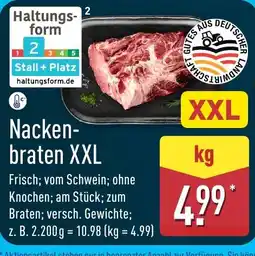 Aldi Nord Nackenbraten XXL Angebot