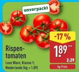 Aldi Nord Rispen-tomaten Angebot