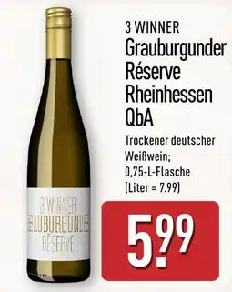 Aldi Nord 3 WINNER Grauburgunder Réserve Angebot