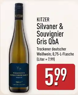 Aldi Nord KITZER Silvaner & Souvignier Gris QbA Angebot