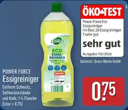 Aldi Nord POWER FORCE Essigreiniger Angebot