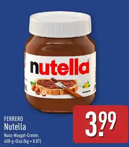 Aldi Nord FERRERO Nutella Angebot