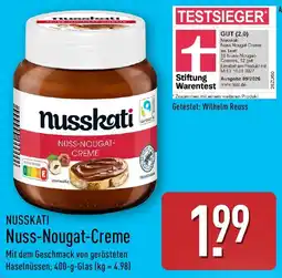 Aldi Nord nusskati Nuss-Nougat-Creme Angebot