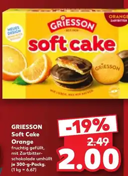 Kaufland GRIESSON Soft Cake Orange Angebot