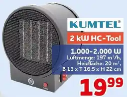 CENTERSHOP KUMTEL 2 kW HC-Tool Angebot