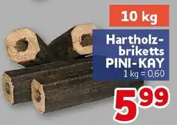 CENTERSHOP Hartholzbriketts PINI-KAY Angebot
