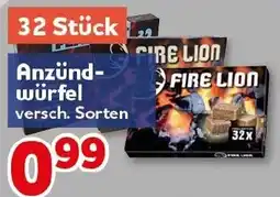 CENTERSHOP FIRE LION Anzünd-würfel Angebot