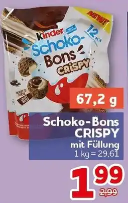 CENTERSHOP Kinder Schoko-Bons CRISPY Angebot