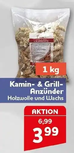 CENTERSHOP Kamin- & Grill-Anzünder Holzwolle und Wachs Angebot