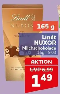 CENTERSHOP Lindt NUXOR Milchschokolade Angebot
