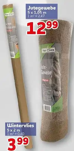 CENTERSHOP Jutegewebe Top Flora Angebot