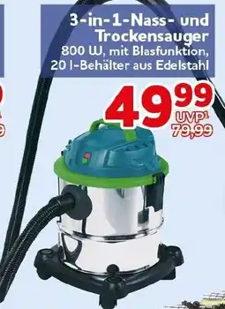 CENTERSHOP 3-in-1-Nass- und Trockensauger Angebot