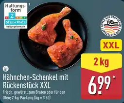 Aldi Nord Hähnchen-Schenkel mit Rückenstück XXL Angebot