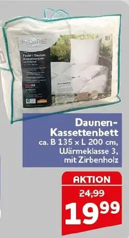 CENTERSHOP HOME Daunen-Kassettenbett Angebot