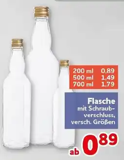 CENTERSHOP Flasche mit Schraubverschluss Angebot