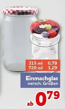 CENTERSHOP Einmachglas Angebot
