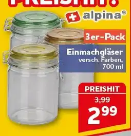 CENTERSHOP alpina Einmachgläser Angebot