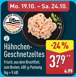 Aldi Nord Hähnchen-Geschnetzeltes Angebot