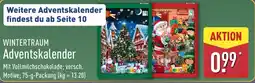 Aldi Nord WINTERTRAUM Adventskalender Angebot