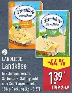 Aldi Nord Landliebe Landkäse Angebot