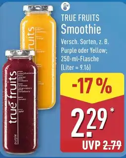 Aldi Nord TRUE FRUITS Smoothie Angebot