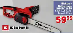CENTERSHOP Einhell Elektro Kettensäge GH-EC 1835 Angebot