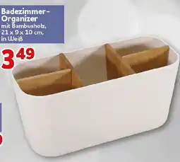 CENTERSHOP Badezimmer-Organizer mit Bambusholz Angebot