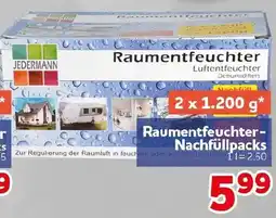 CENTERSHOP JEDERMANN Raumentfeuchter Angebot