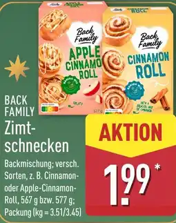 Aldi Nord Back Family Zimtschnecken Angebot