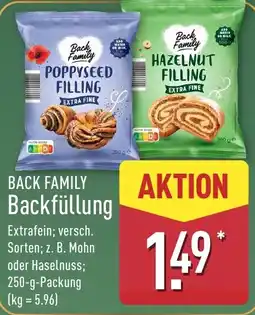 Aldi Nord Back Family Backfüllung Angebot