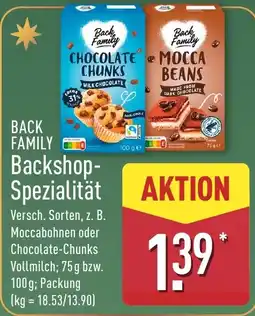 Aldi Nord Back Family Chocolate Chunks Angebot