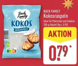 Aldi Nord Back Family Kokosraspeln Angebot
