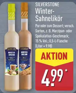 Aldi Nord SILVERSTONE Winter-Sahnelikör Angebot