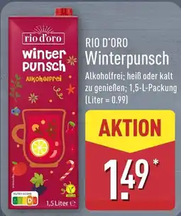 Aldi Nord Rio d'Oro Winterpunsch Angebot