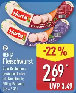 Aldi Nord Herta Fleischwurst Angebot