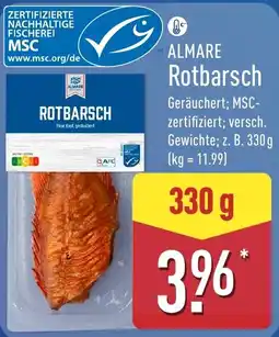 Aldi Nord ALMARE Rotbarsch Angebot