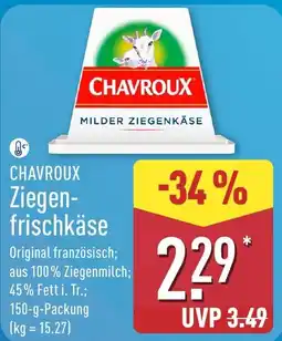 Aldi Nord CHAVROUX Ziegenfrischkäse Angebot