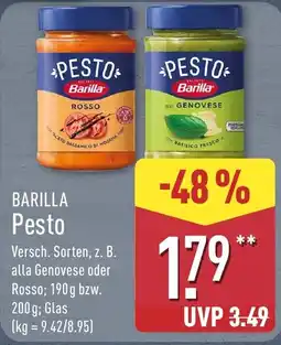 Aldi Nord Barilla Pesto Angebot