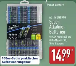 Aldi Nord ACTIV ENERGY Super-Alkaline-Batterien Angebot