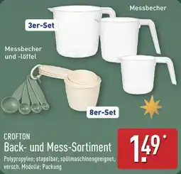 Aldi Nord CROFTON Back- und Mess-Sortiment Angebot