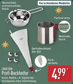 Aldi Nord CROFTON Profi-Backhelfer Angebot
