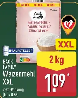 Aldi Nord Back Family Weizenmehl XXL Angebot