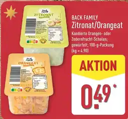 Aldi Nord BACK FAMILY Zitronat/Orangeat Angebot