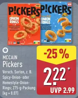Aldi Nord McCain Pickers Angebot