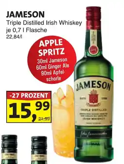 Lösch Depot JAMESON Triple Distilled Irish Whiskey Angebot