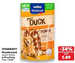 Kaufland Vitakraft pure DUCK BONAS Angebot