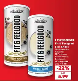 Kaufland LAYENBERGER Fit & Feelgood Slim Shake Angebot