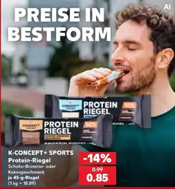 Kaufland K-CONCEPT+ SPORTS Protein-Riegel Angebot