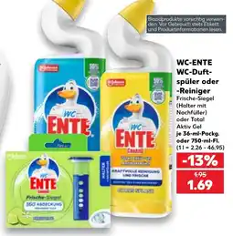 Kaufland WC-ENTE WC-Duft-spüler oder -Reiniger Angebot